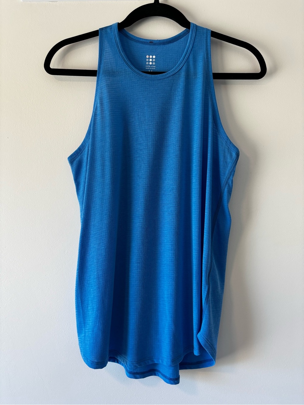 Title Nine Notton Racerback Tank Top - Blue Medium